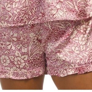 Floral Purple Women's Sleep Shorts